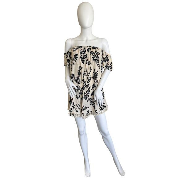 Fighting Eel Dresses & Skirts - NWOT Fighting Eel Sig Zane collaboration off shoulder dress with tassels